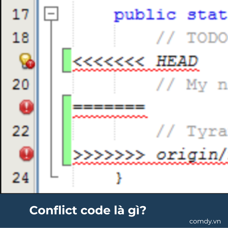 Conflict code là gì